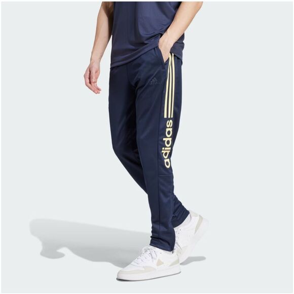 Adidas Men’s Tiro Wordmark Tapered Track pants Legend Ink Size M NWT - Picture 1 of 6